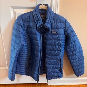Patagonia Blue Puffer Jacket